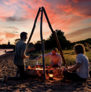 DIY Dreifuss mit Kette - Selbstbau Hängegrill 2 Meter von BASALE